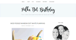 Desktop Screenshot of polkadotbirthday.com